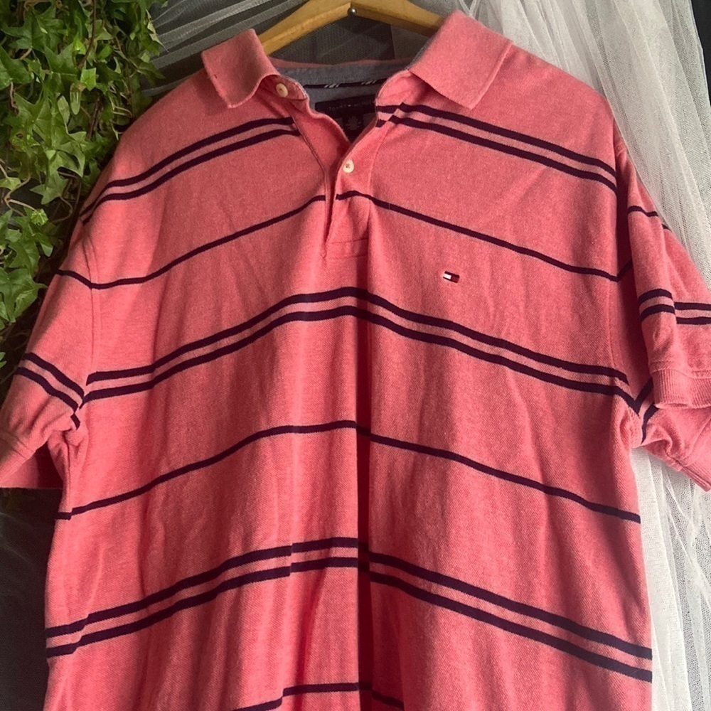 Host pick 🎉Tommy Helfiger  striped Polo